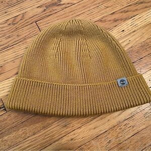 Timberland yellow/gold baby beanie